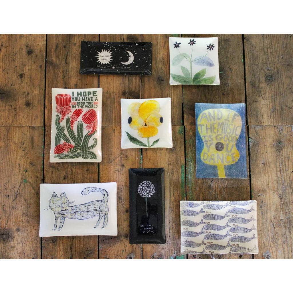 Decoupage Plates - Rectangle - Small