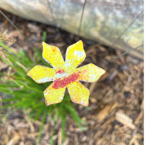 Copper Enamel Flower | Medium