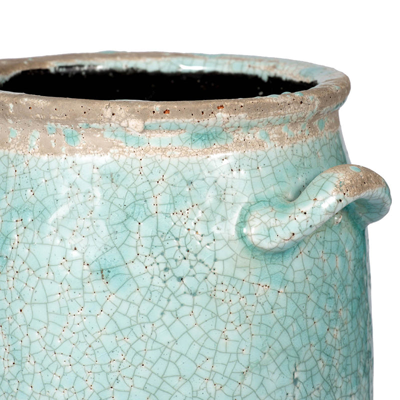 Turquoise Terracotta Vase