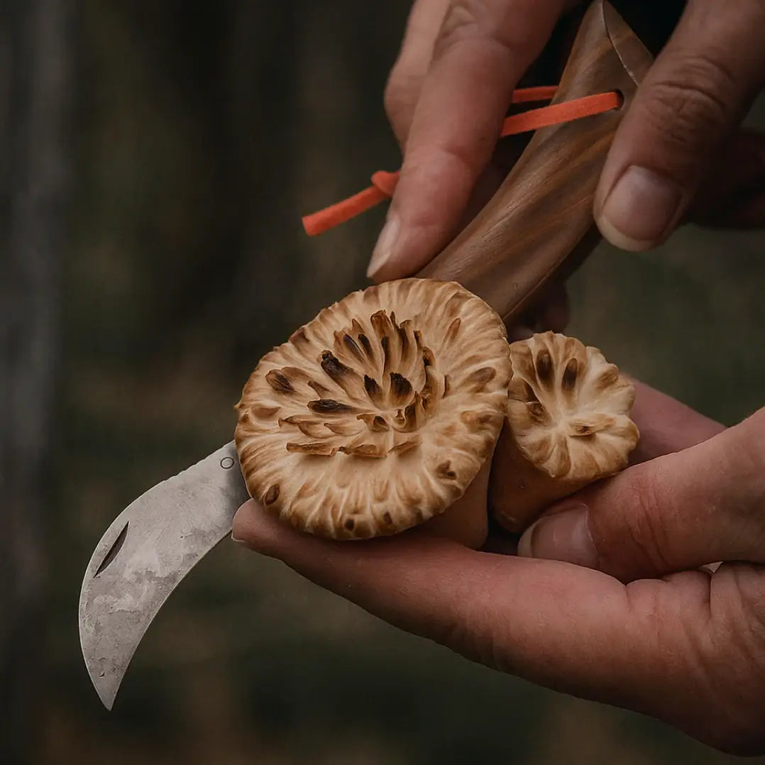 Opinel No.08 Black Walnut Mushroom Knife