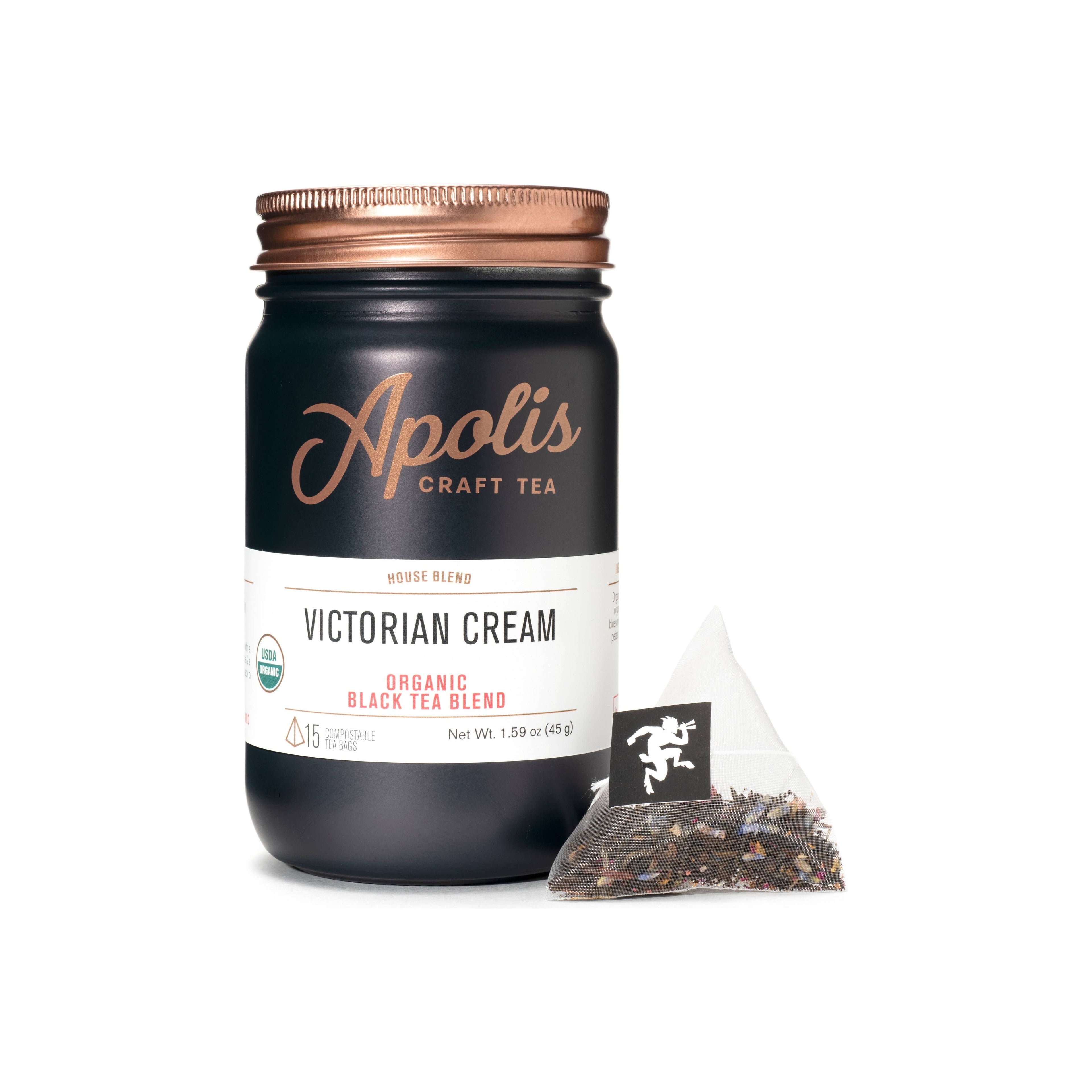Tea Bags | Organic Victorian Cream