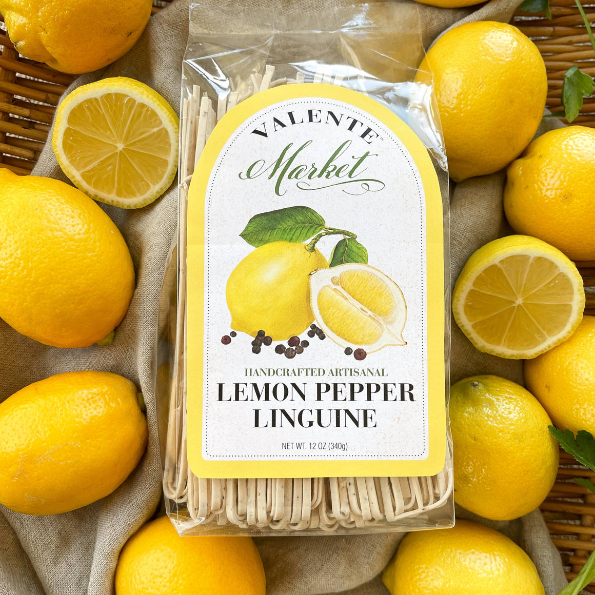 Valente Pasta | Lemon Pepper Linguine