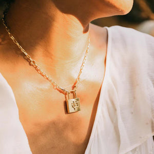 Everything Necklace - Ceramic Coated Brass - 16"