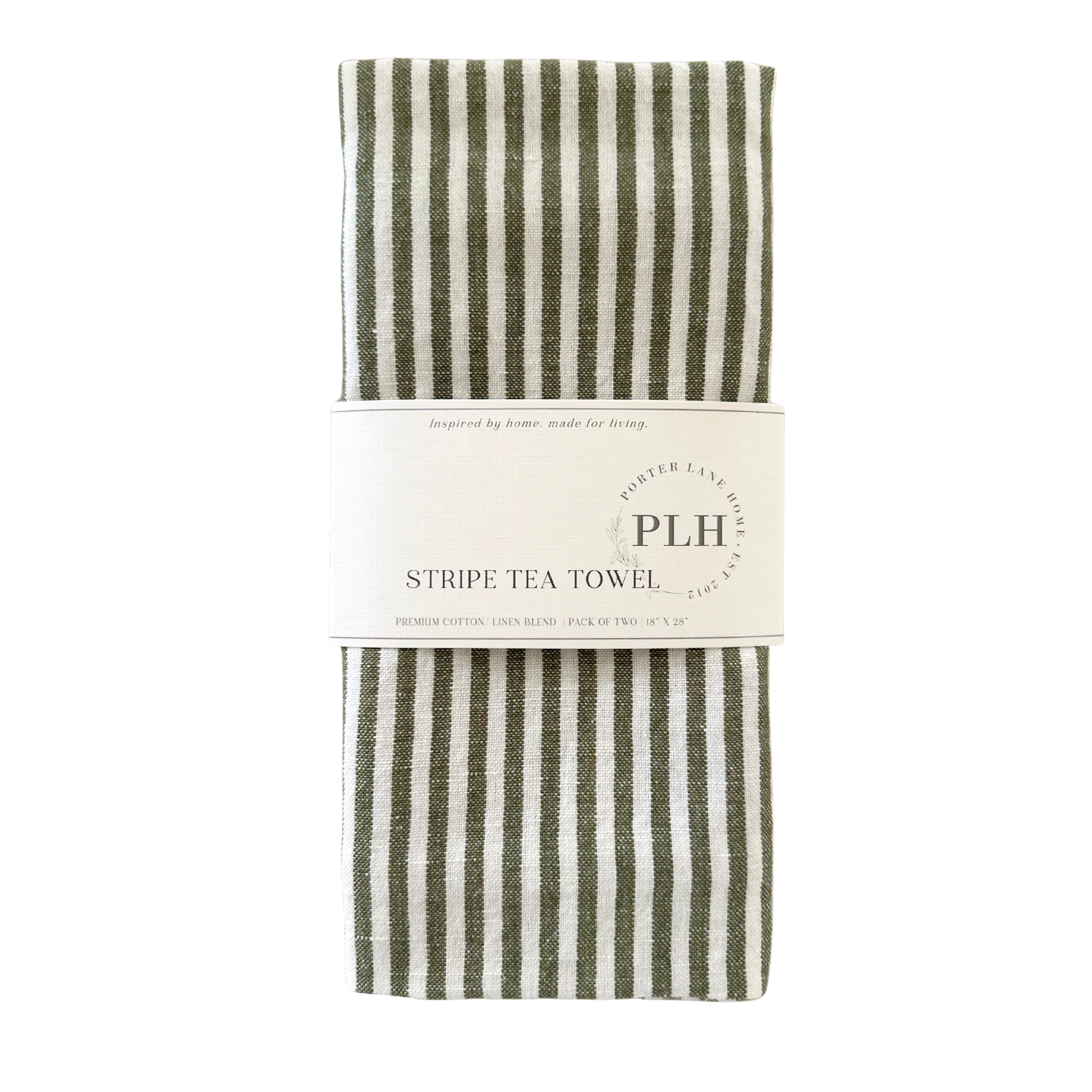 S/2 Stripe Tea Towel Set