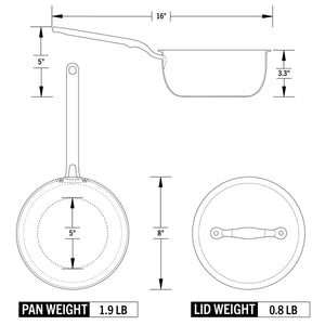 EATER Series | 2-quart Saucier Pan