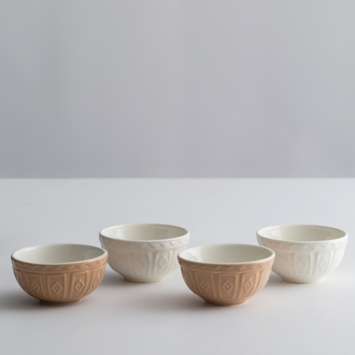 Mason Cash | S/4 Prep Bowls | Cane & Cream