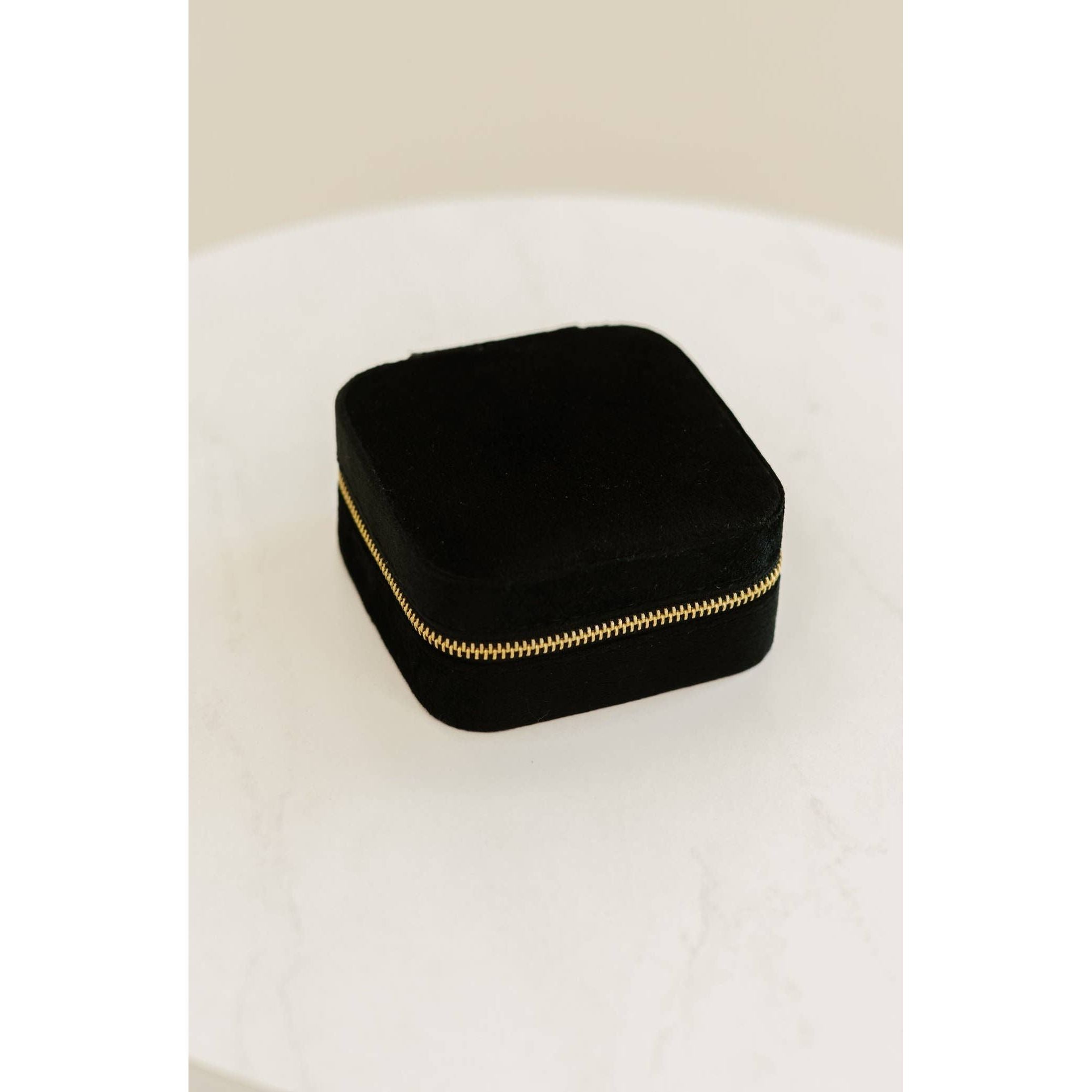 Velvet Jewelry Case | Rose Quartz