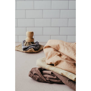 Plant dyed Organic cotton Kitchen Towel | Mink