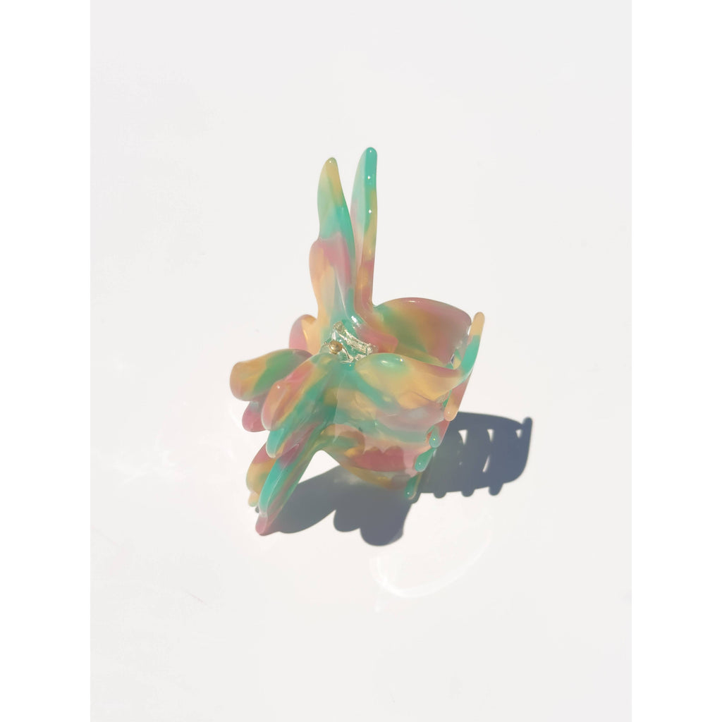 Flutter Butterfly Hair Claw Clip | Mossy Pink