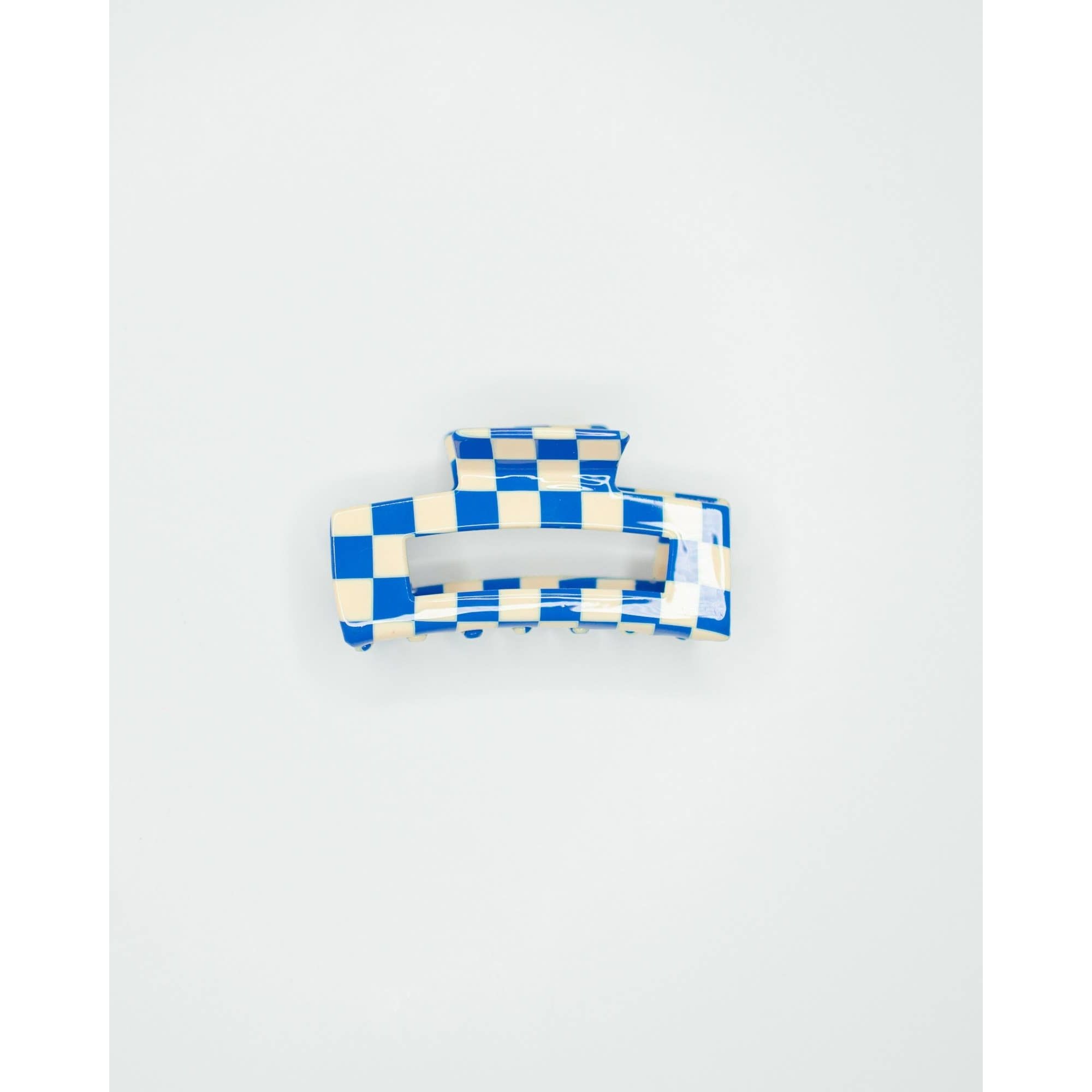 Checker Hair Claw | Orange