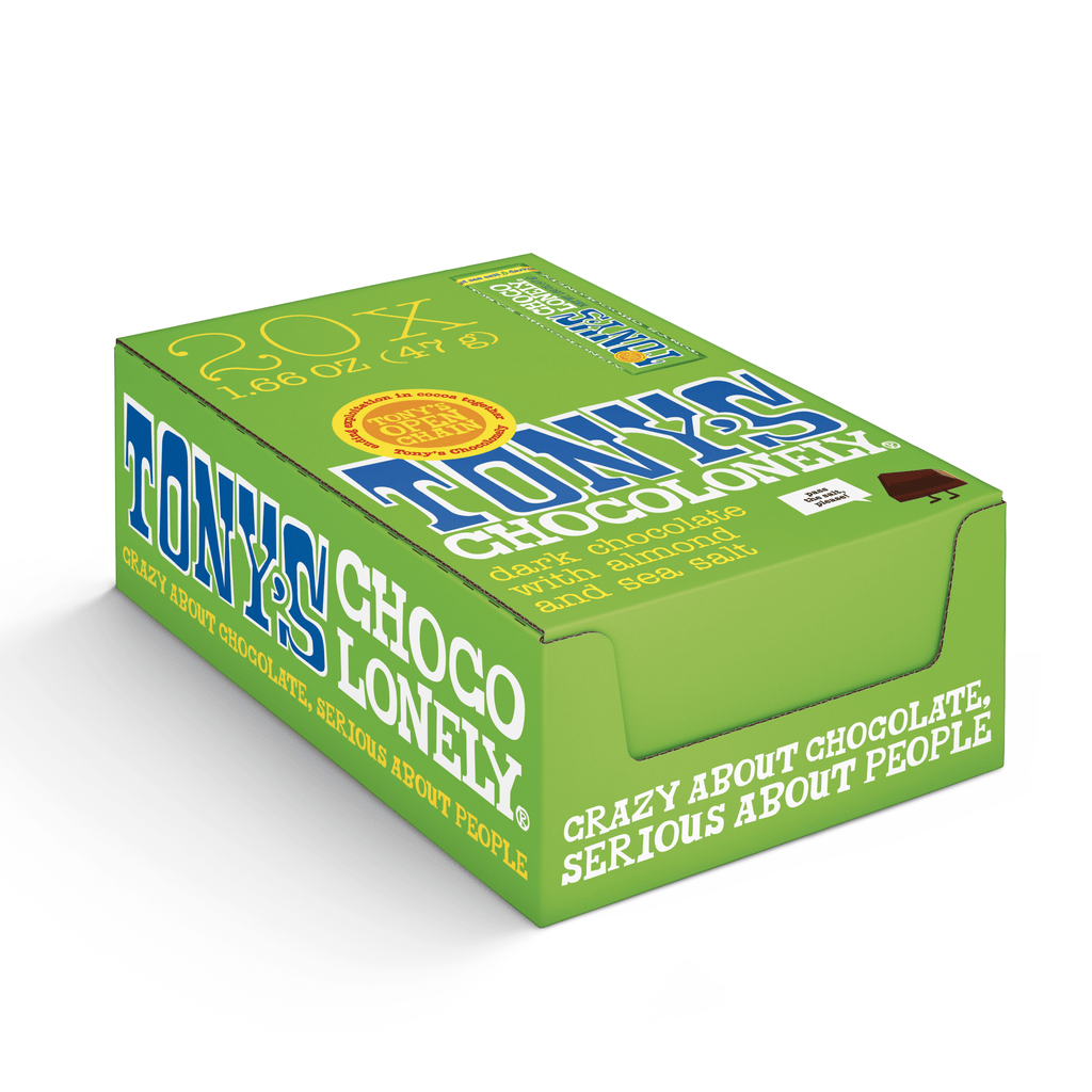 Tony’s Chocolonely - Dark almond sea salt 51%: Dark almond sea salt 51%