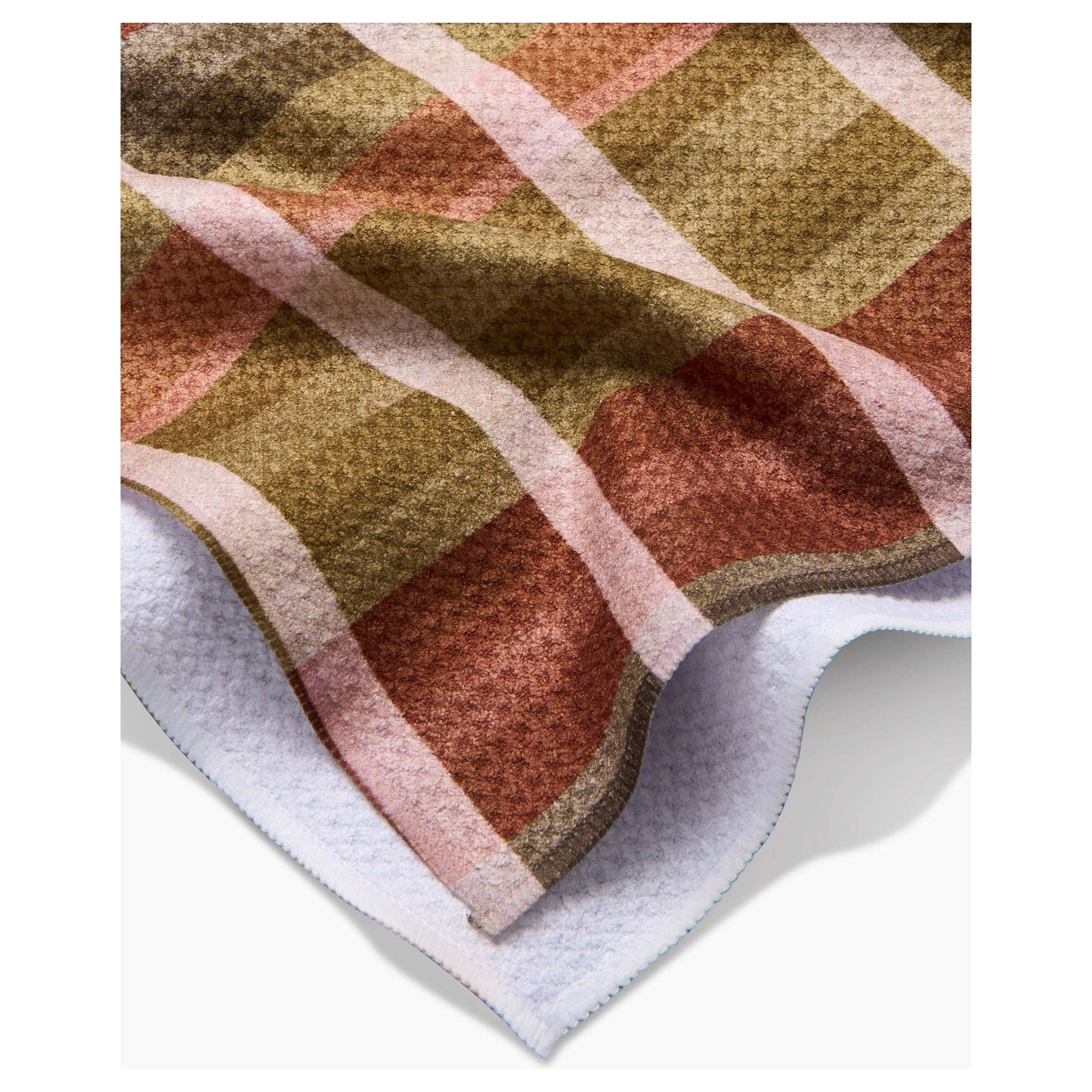 Geometry - Fall Harvest Stripes Tea Towel