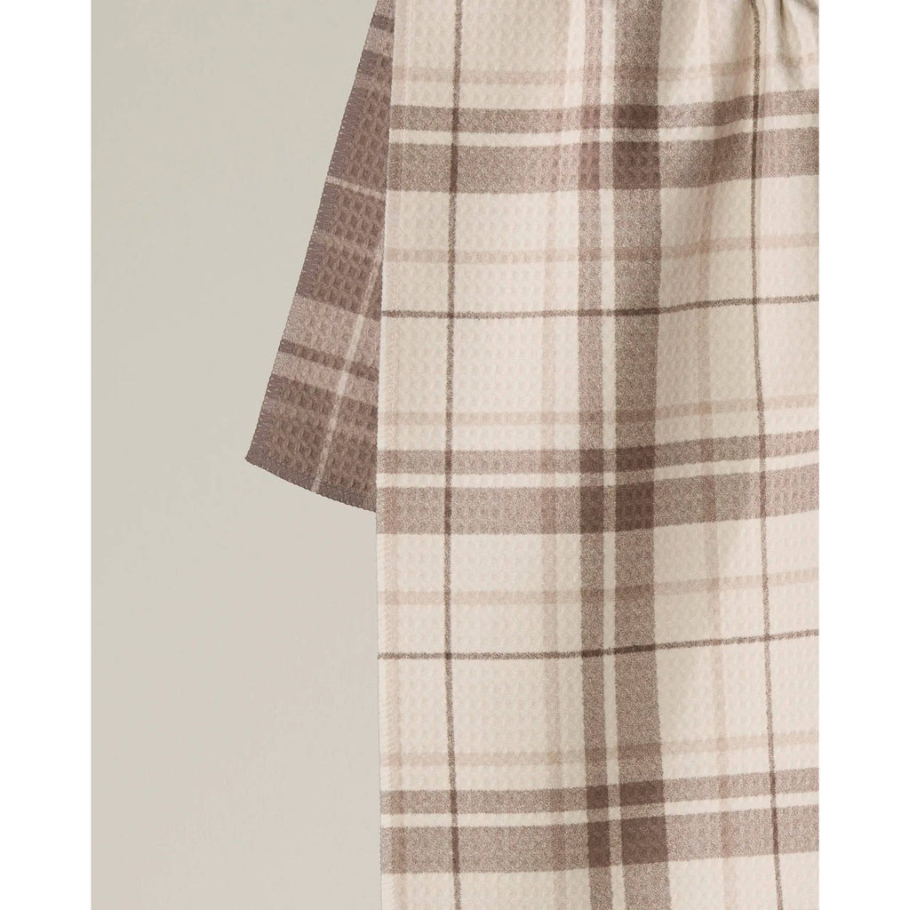 Geometry - Oat Plaid Luxe Kitchen Towel