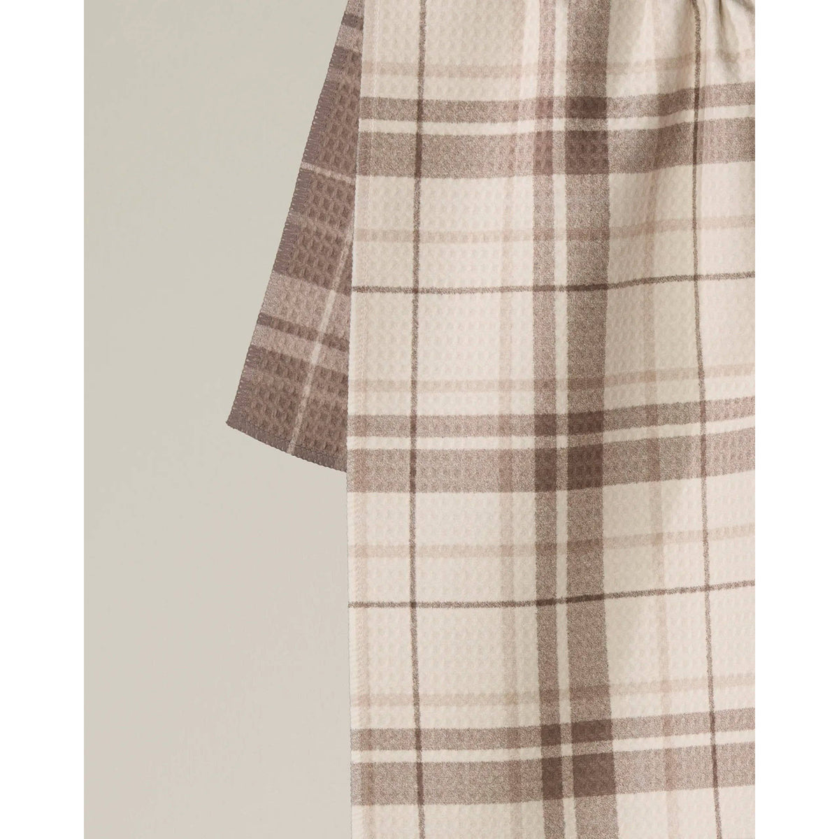 Geometry - Oat Plaid Luxe Kitchen Towel