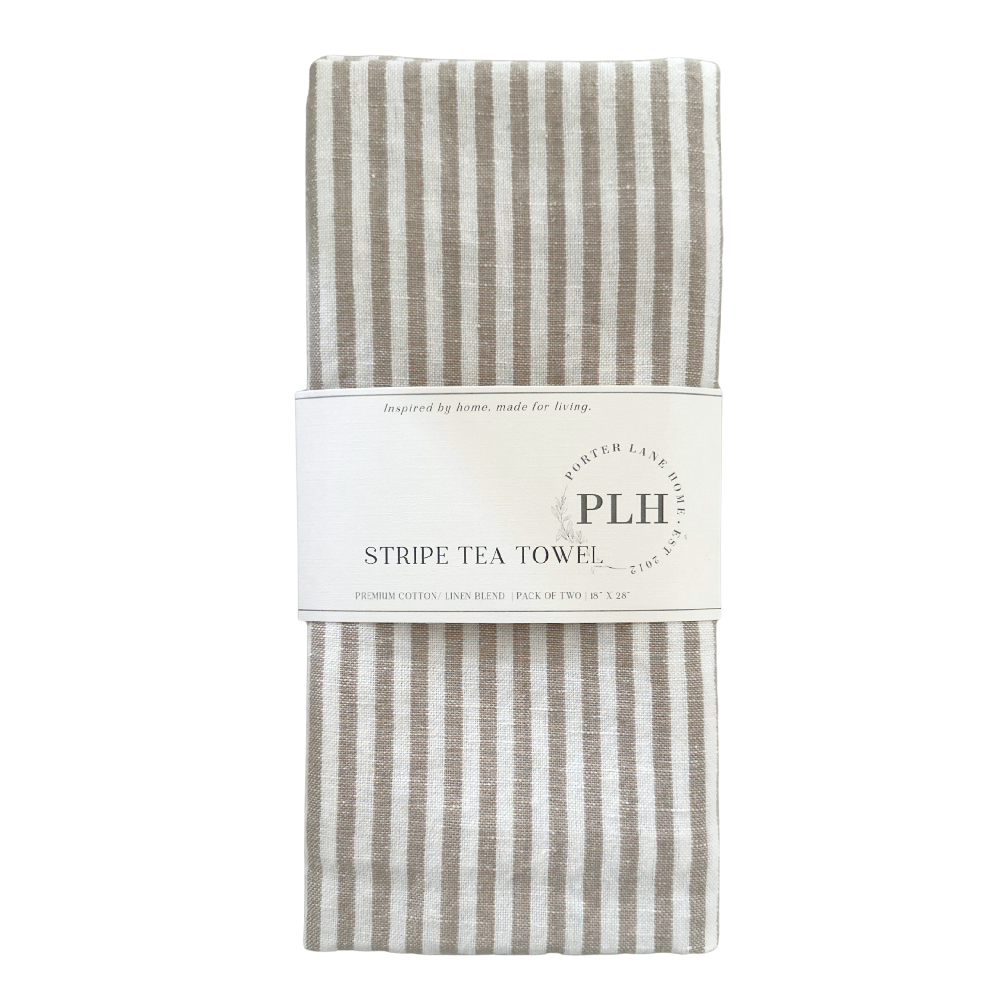 S/2 Stripe Tea Towel Set