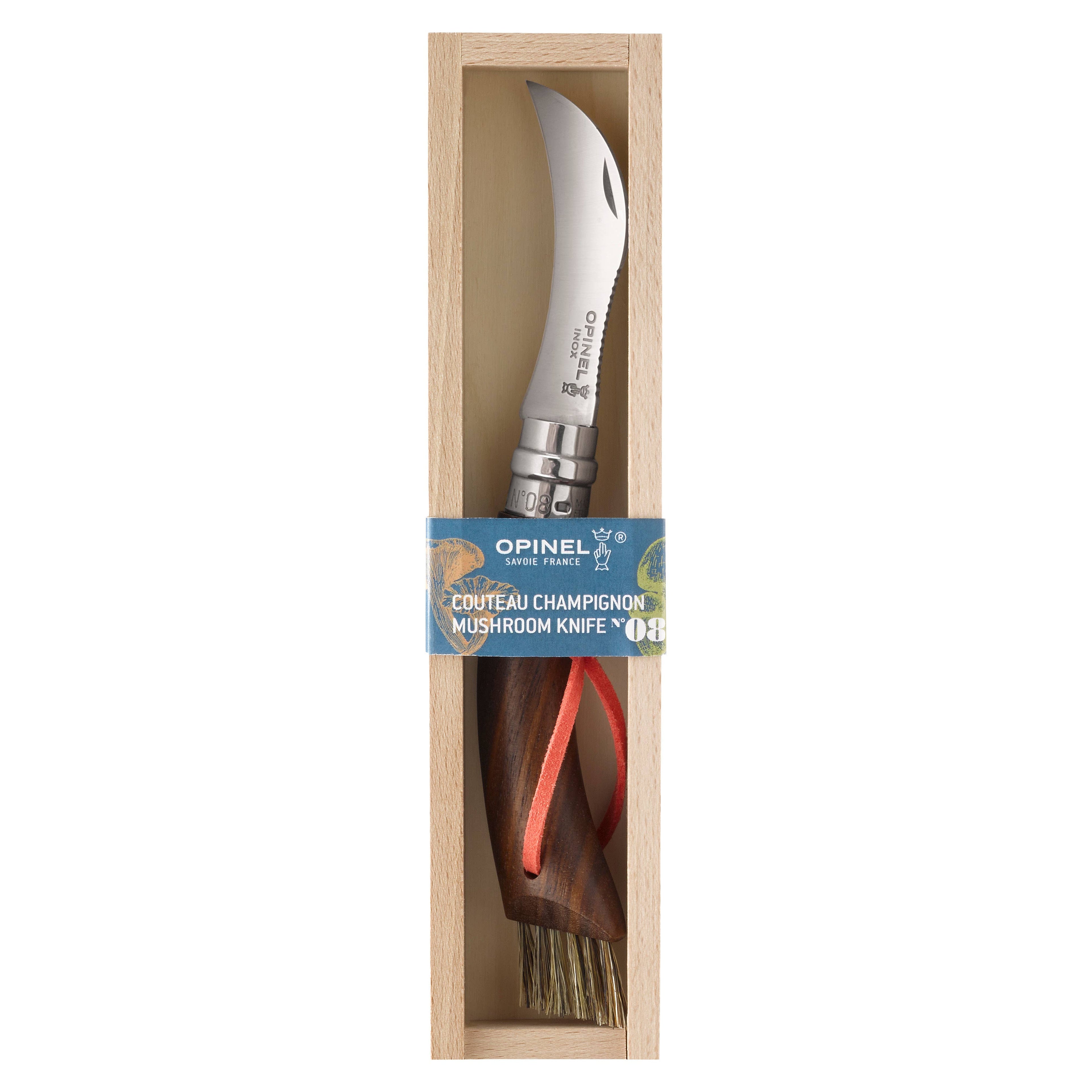 Opinel No.08 Black Walnut Mushroom Knife
