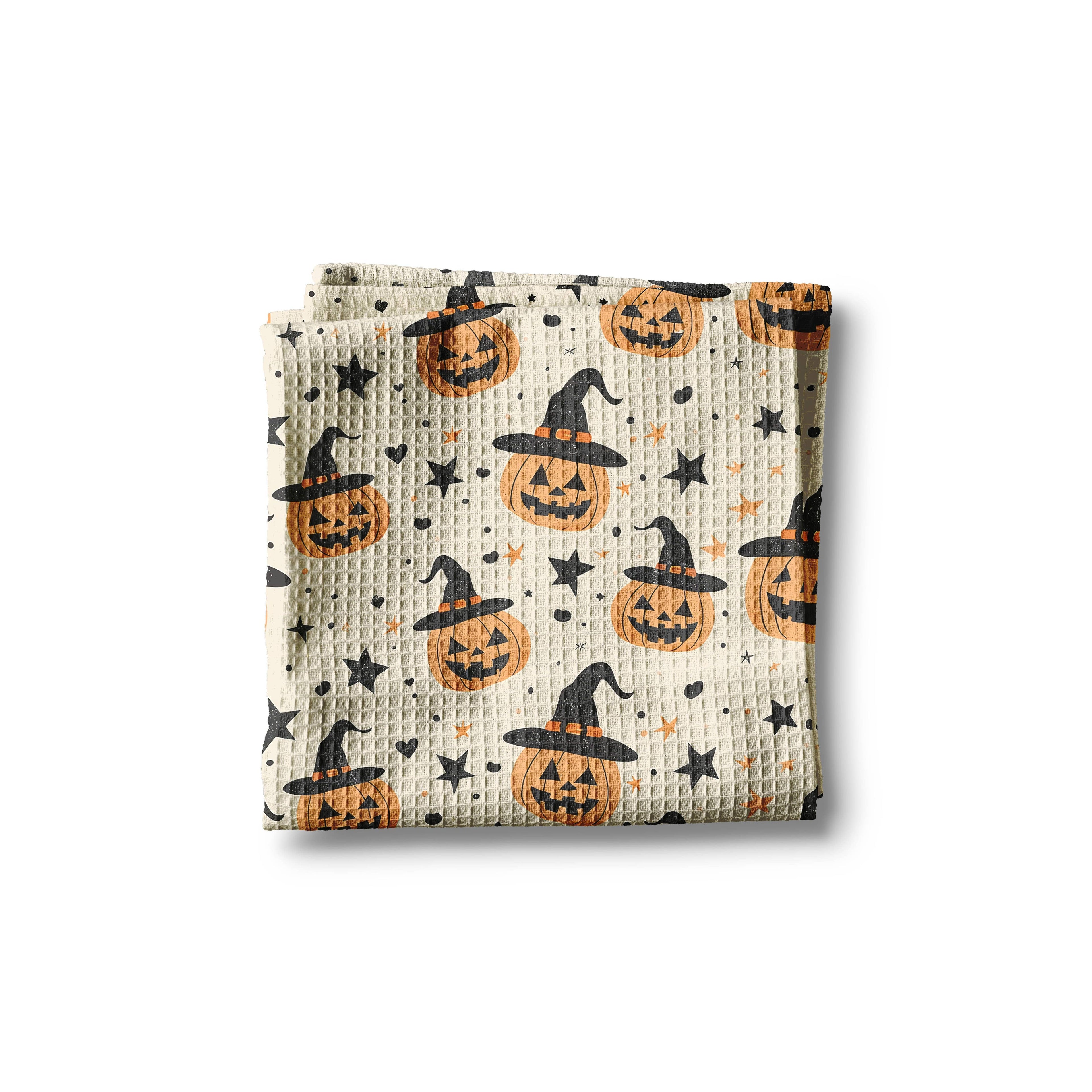 Kitchen Towel | Witchy Jack-o’-Lanterns