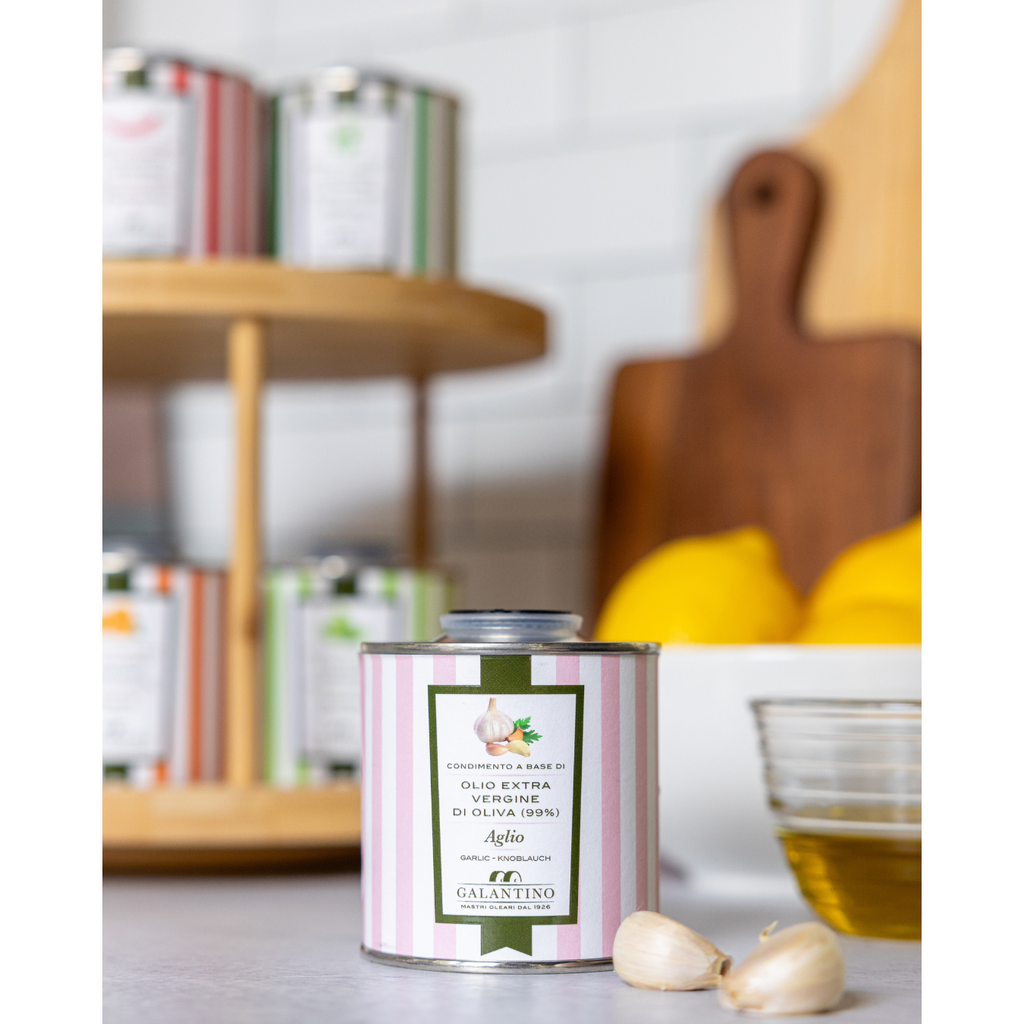 Zia Pia - Garlic EVOO Tin 250ml by Frantoio Galantino