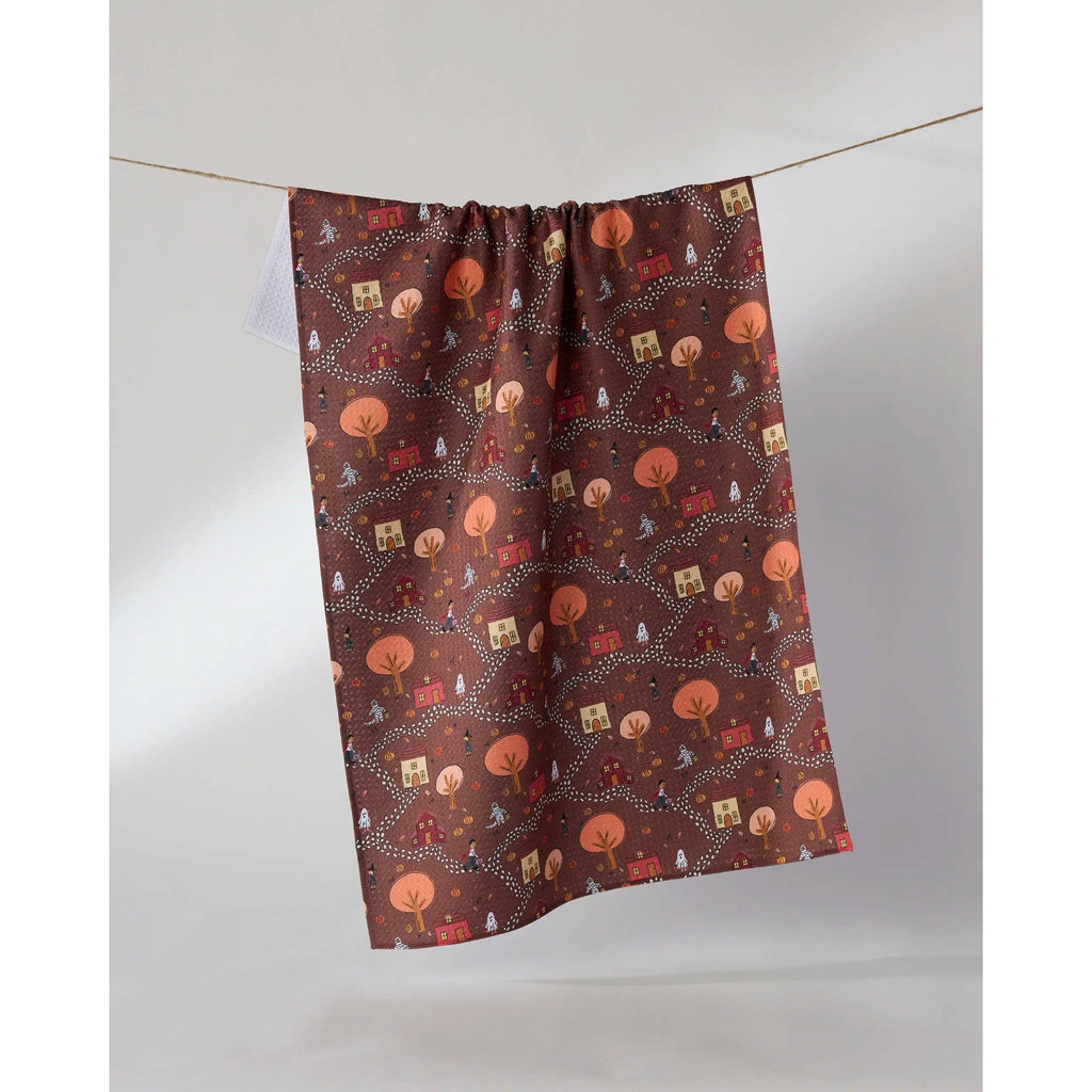 Geometry - Treat Trail Tea Towel