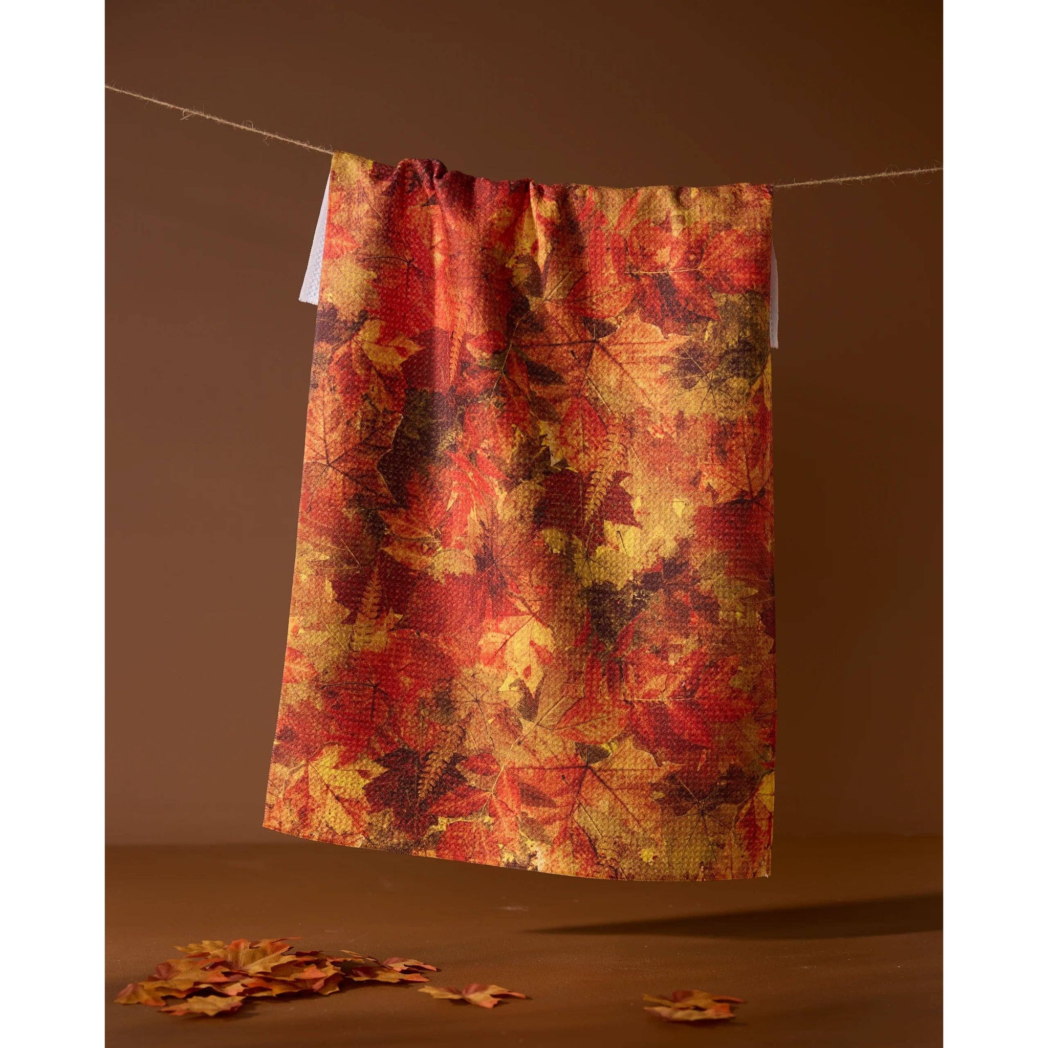 Geometry - Falling Foliage Tea Towel