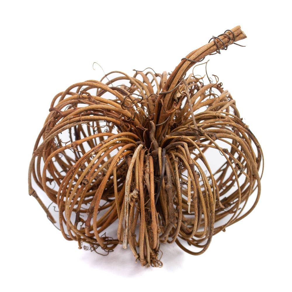 Natural Grapevine Mini Pumpkin