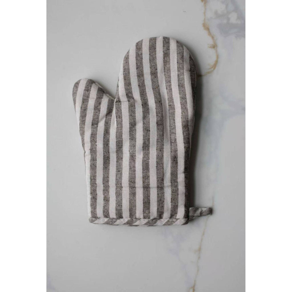 Oven Mitt | Green Stripe