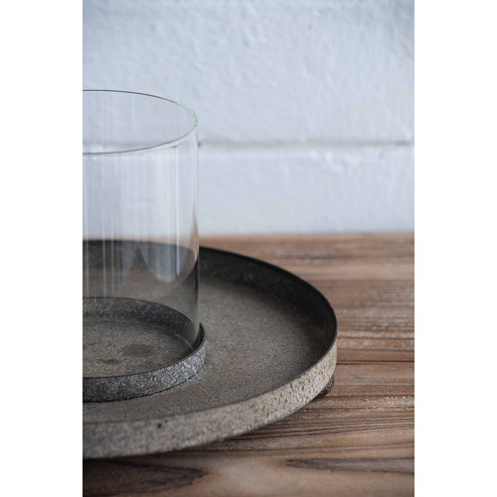 Antique Gray Mesh Ophira Sparrow Candle Holder