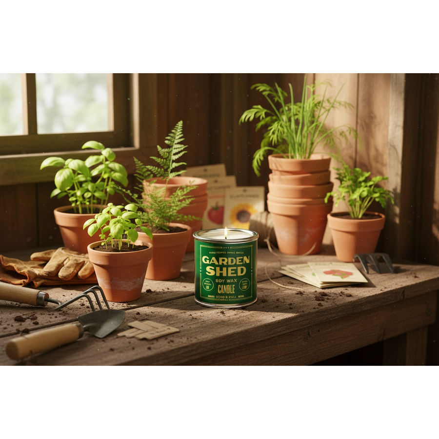 1/2 Pint Soy Candle | Garden Shed