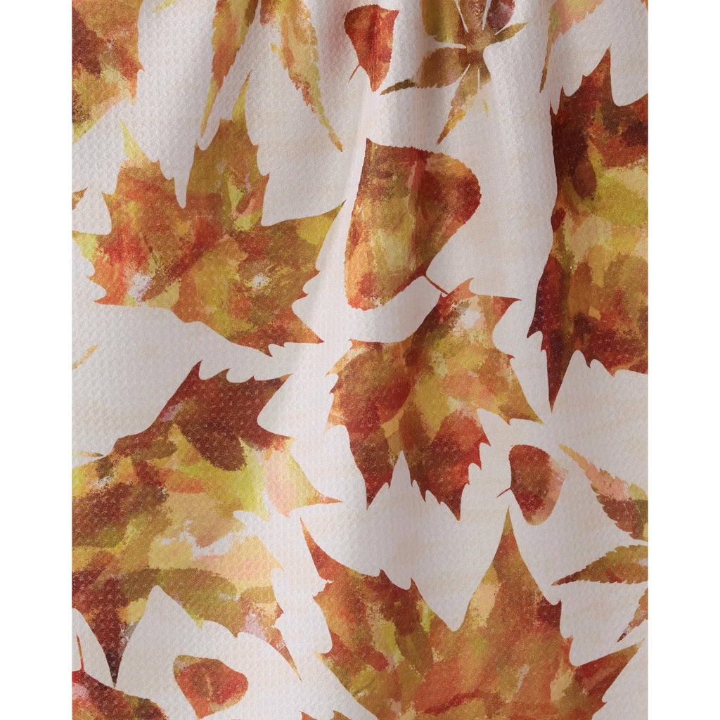 Geometry - Painted Fall Tea Towel