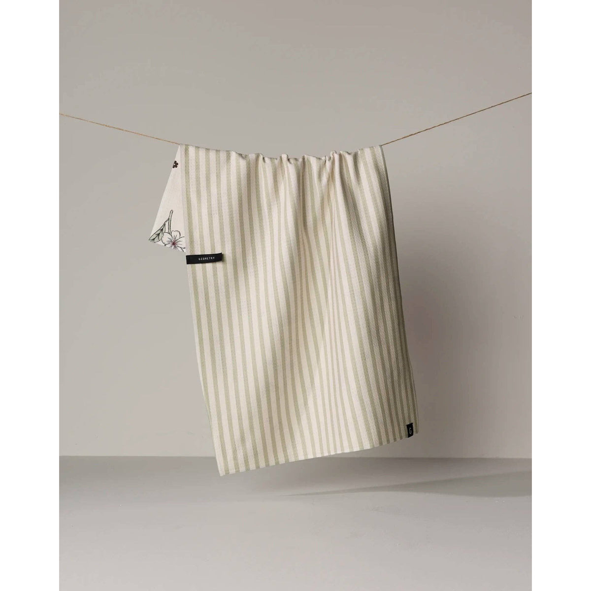 Geometry - Garden of Fortune Luxe Kitchen Towel