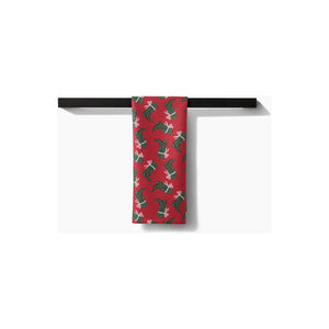 Geometry - Merry Boots Tea Towel