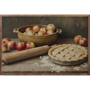 Apple Pie Baking Framed Art