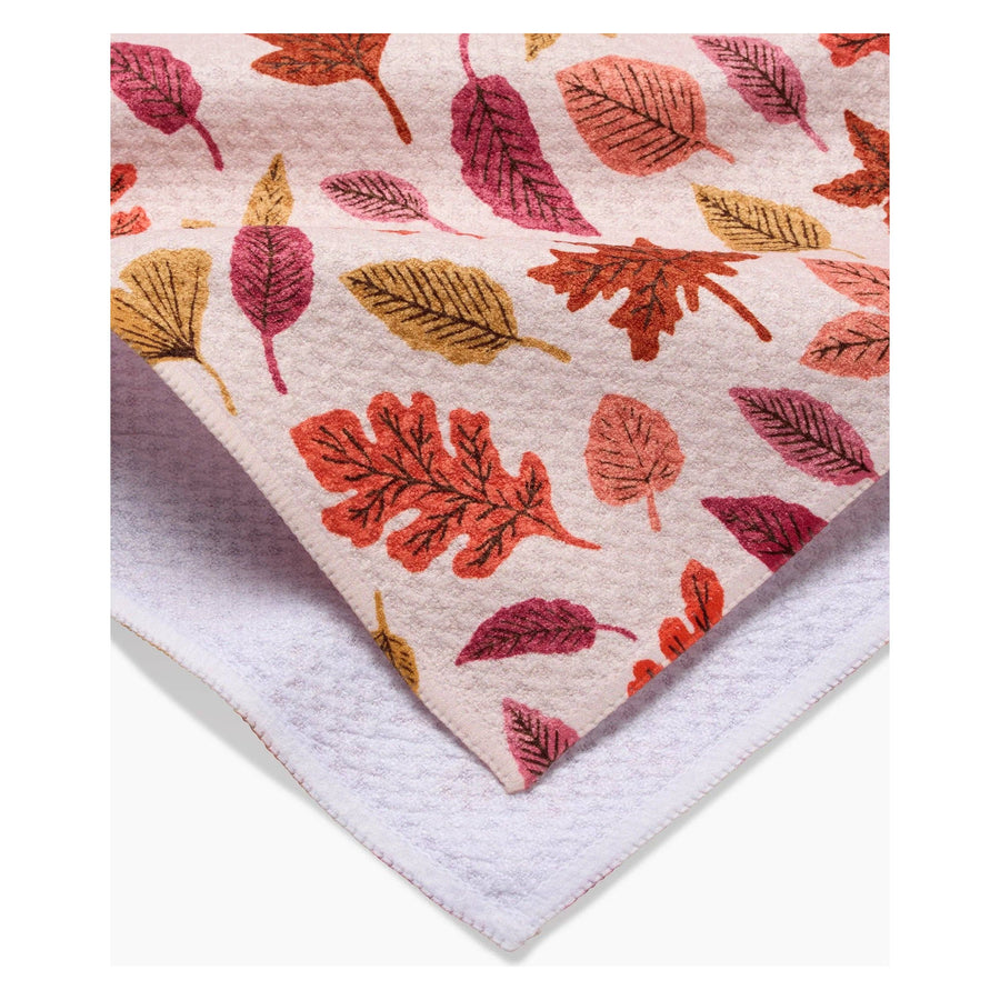 Geometry Tea Towel | Fall Leaves