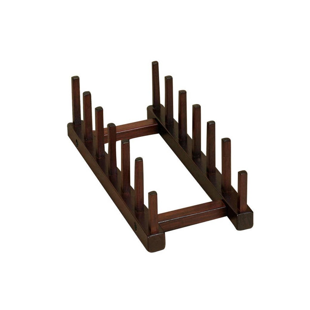 Wooden Plate Racks: Natural