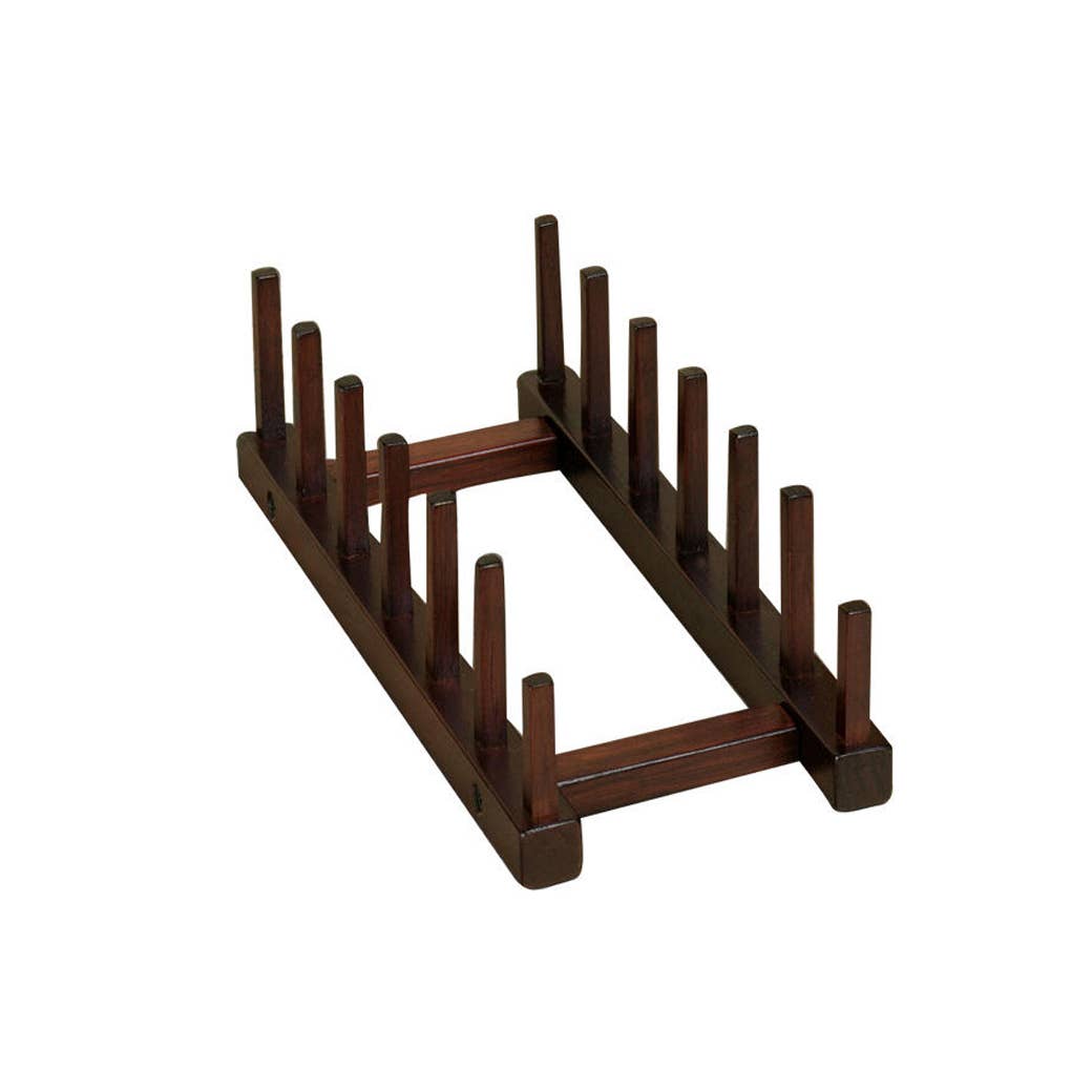 Wooden Plate Racks: Natural