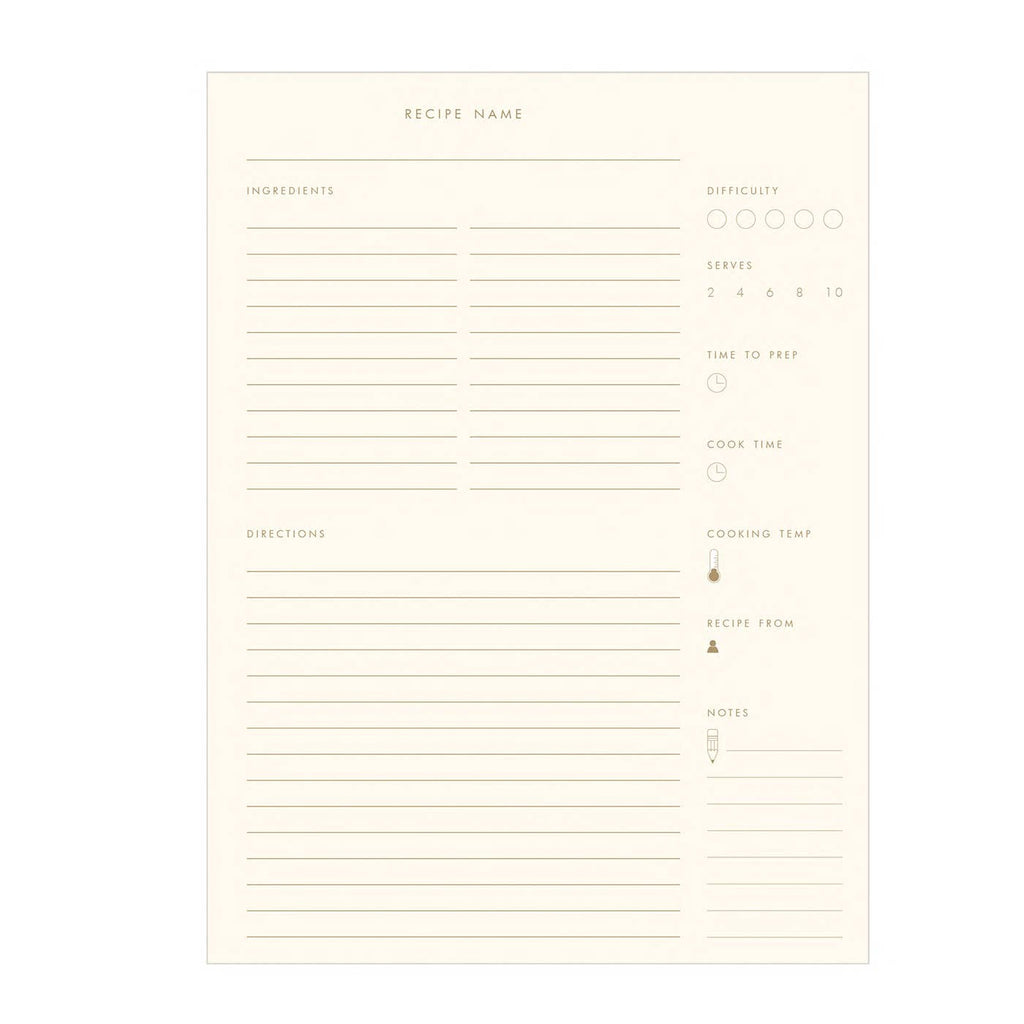 Heirloom Recipe Book | Peppercorn Linen