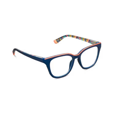Peepers Eyeware | Trapeze (Navy)