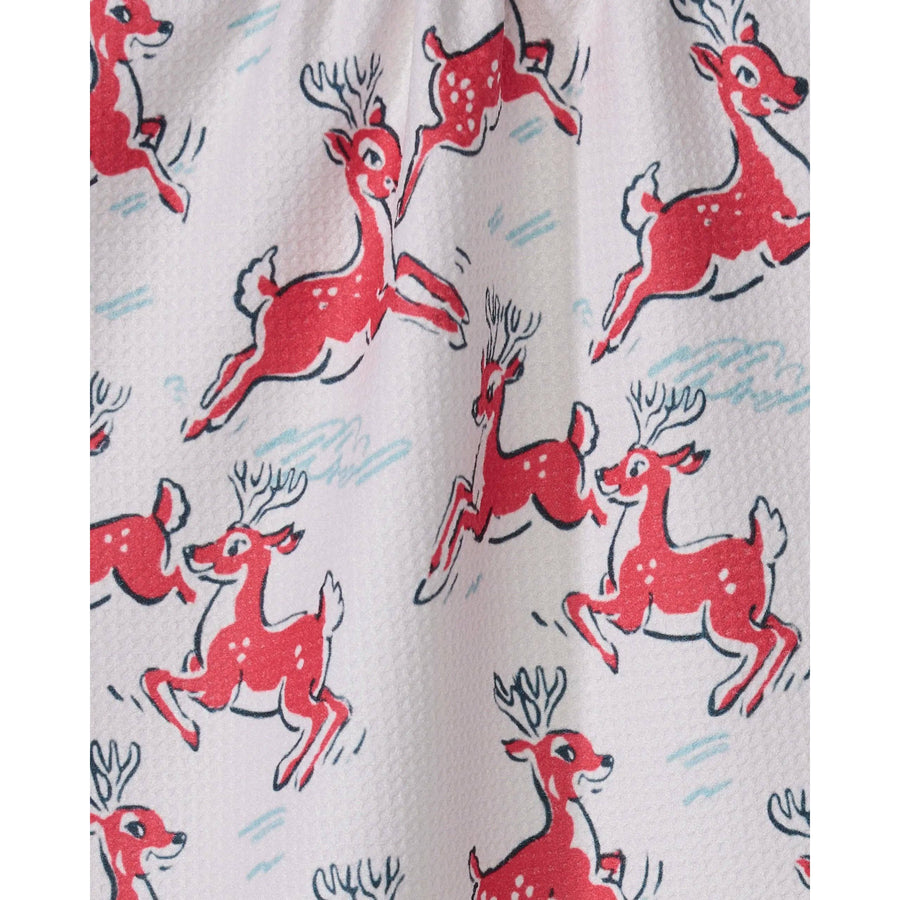 Geometry Tea Towel | Prancing Reindeer