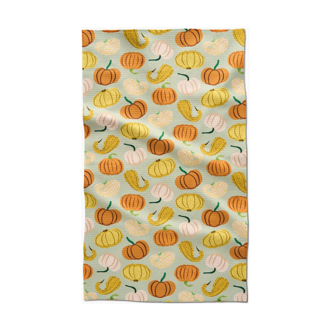 Geometry - Pumpkins & Gourds Tea Towel