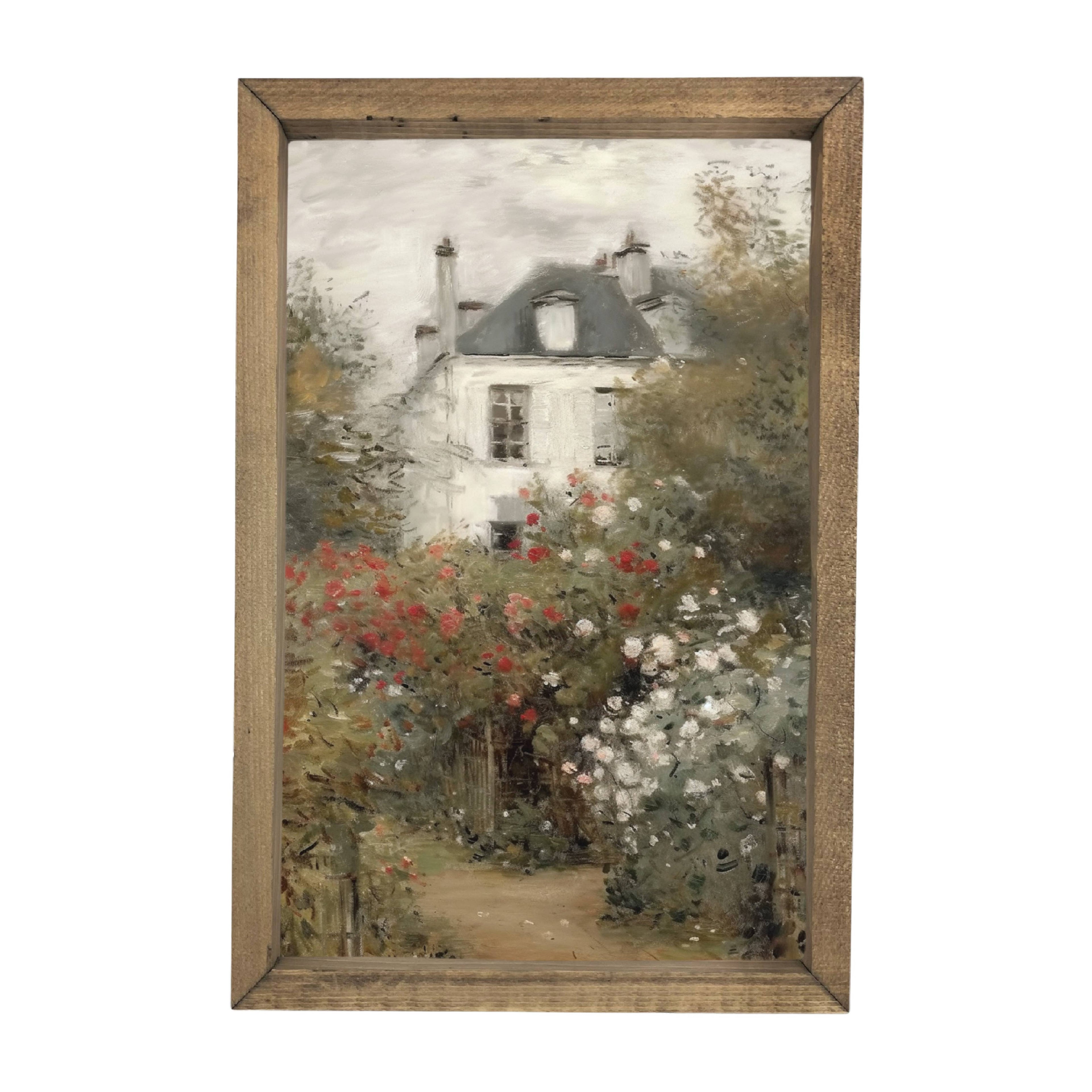 Framed Art | White Cottage