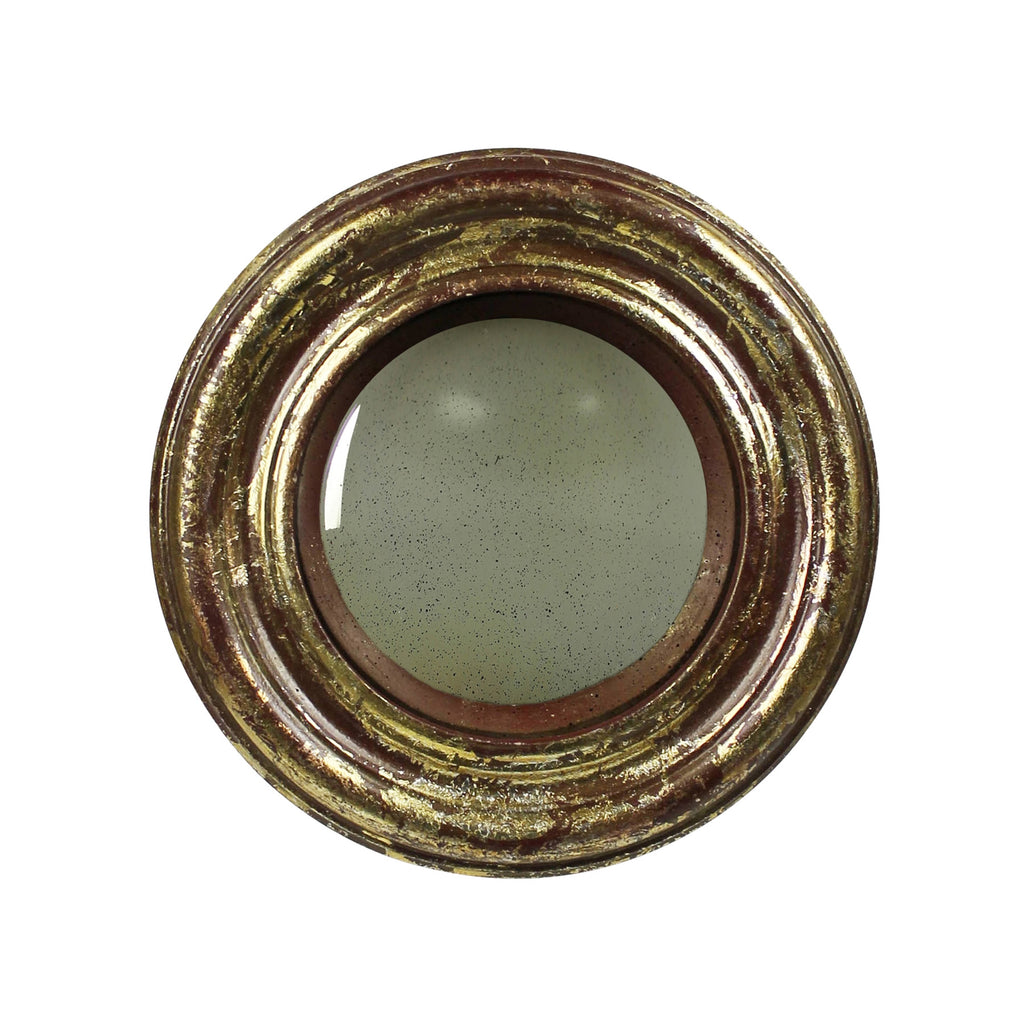 Convex Mirror | Antique Gold