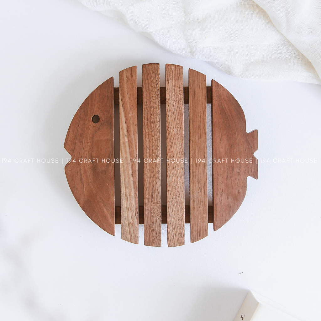 Fish Wood Trivet