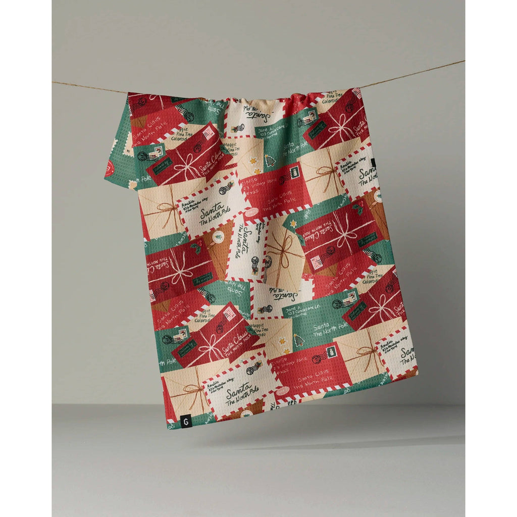 Geometry - Merry Mail Luxe Kitchen Towel
