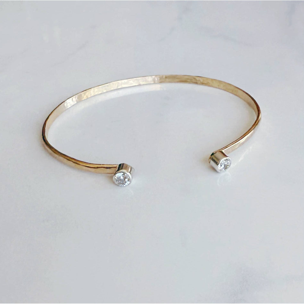 Swarovski Hammered Cuff