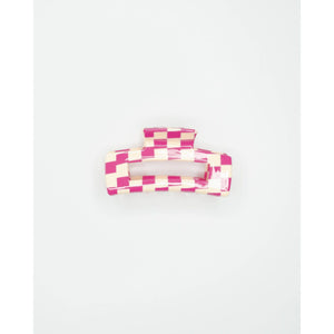 Checker Hair Claw | Orange
