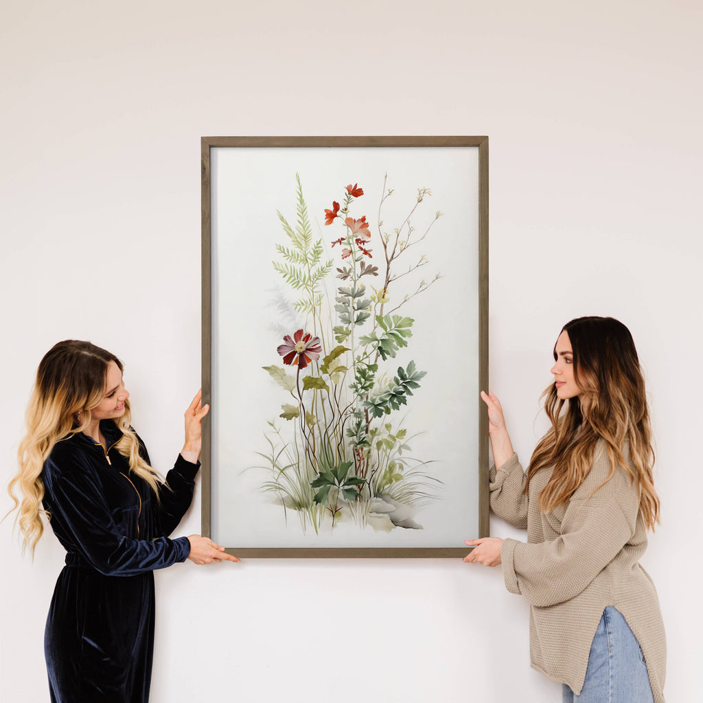 Gentle Wildflowers | 12x18"
