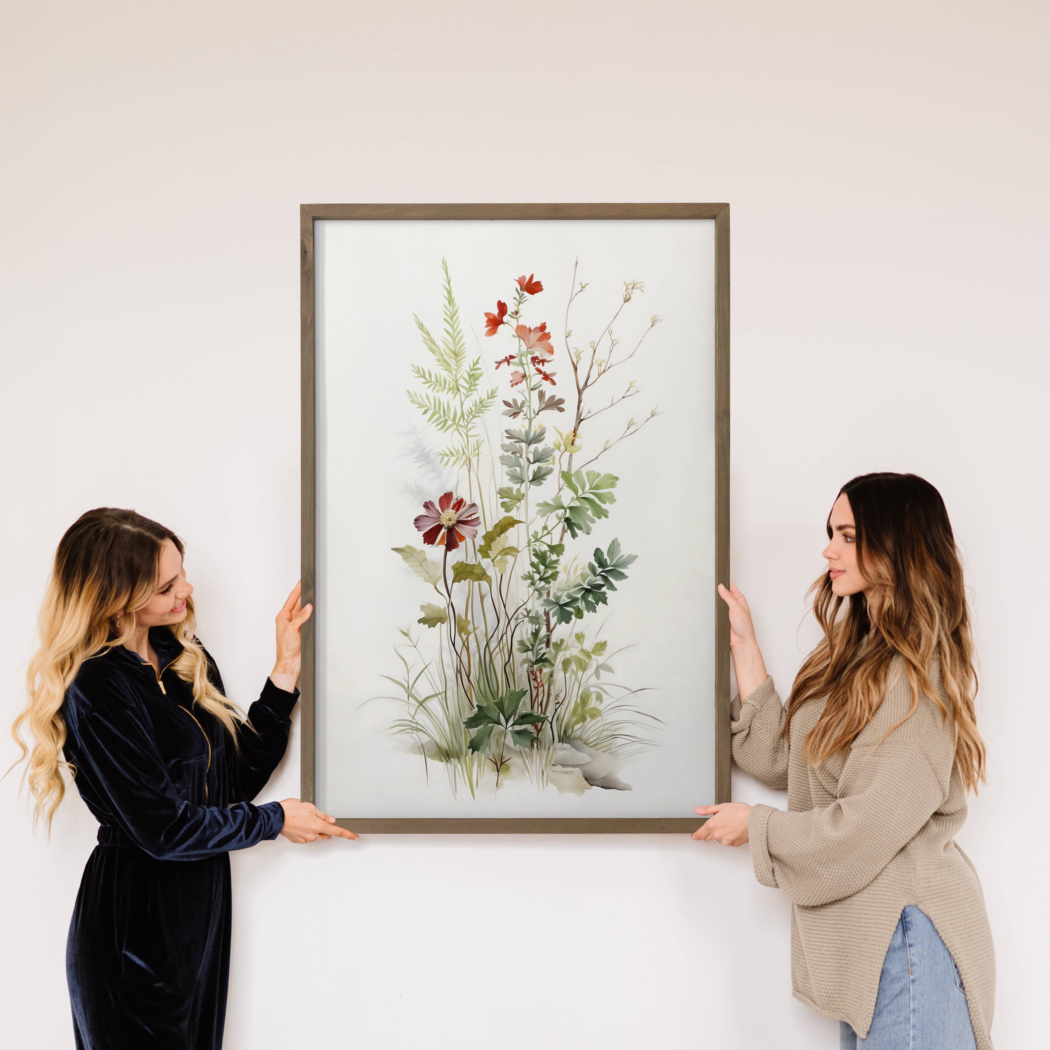 Gentle Wildflowers | 12x18"