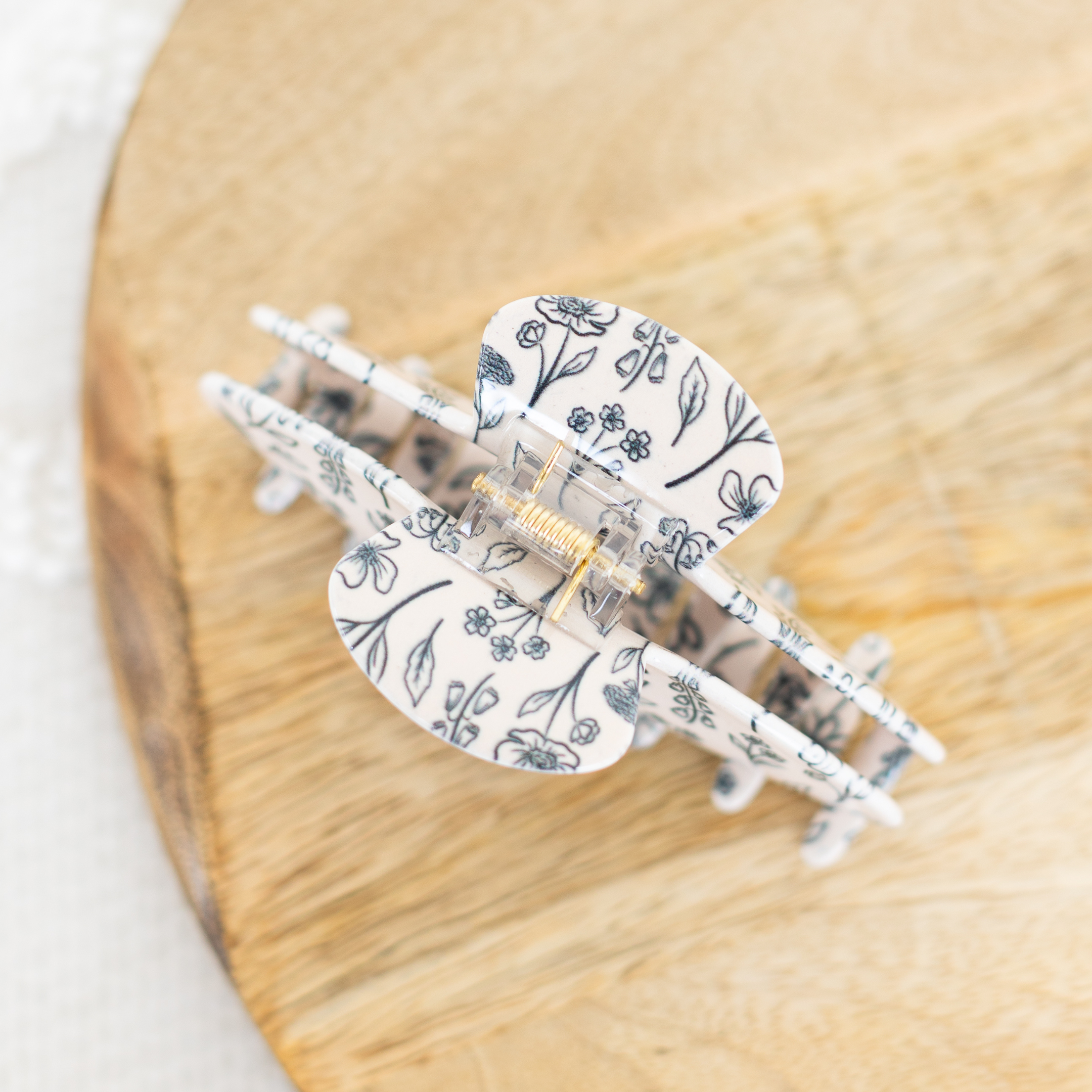 Claw Clip | Pressed Floral