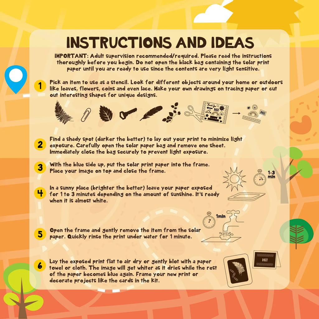 Outdoor Discovery Solar Print Kit Refill