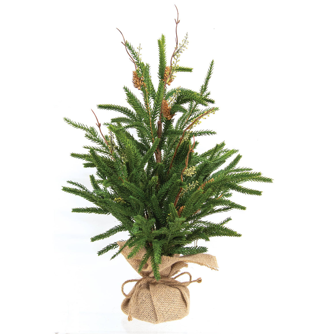 Soft Touch Austrian Pine Tree in Burlap Base | 19"H